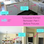 Follow along as Hello Creative Family's 80's kitchen goes from drab to fab. This townhouse kitchen remodel turned out amazing. #kitchenremodel #kitchen #renovation #DIY