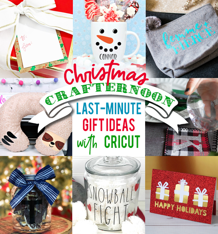 Looking for a last minute handmade gift idea? We're sharing 10 fun, quick and easy handmade Christmas gift ideas that you can make using your Cricut! #handmade #GiftIdea #Cricut #CricutCreated