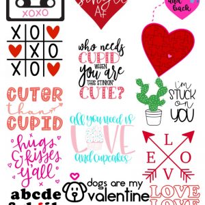 Get crafting for the season of love with 15 free Valentine's Day Cut Files including love arrows! Find the cutest free SVG files to cut with your Cricut Maker, Cricut Explore or Silhouette Cameo to make adorable easy DIY Valentine's Day Crafts! #Cricut #CutFiles #ValentinesDay #ValentinesDayCrafts #CricutCrafts #HandmadeValentines