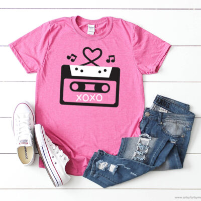 Valentine Mixtape SVG File From Artsy Fartsy