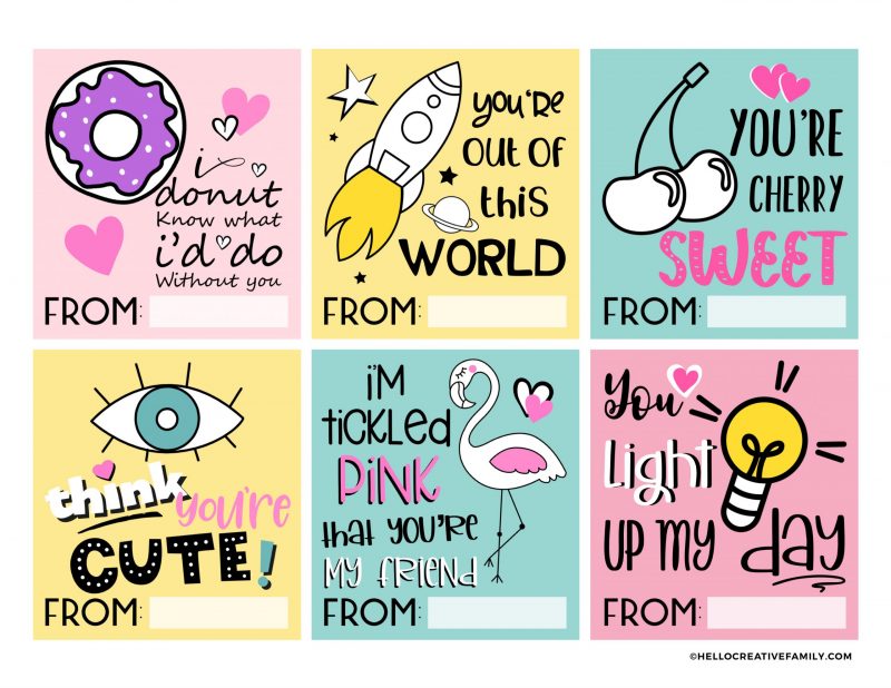 Free Printable Valentine Cards Perfect For Teens And Tweens