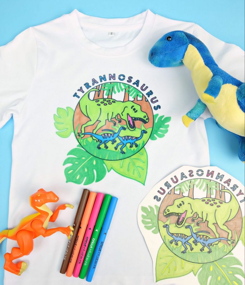 Turn A Drawing Into A Shirt Using Your Cricut and Cricut Infusible Ink!