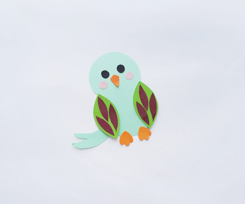 Spring Bird Bookmark Step By Step Instructions