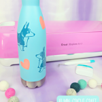 Looking for a cute, creative and easy 10 minute Cricut Project? This DIY Puppy Love Water Bottle is quick, easy and so adorable! A family friendly project you can make with your Cricut Maker, Cricut Explore Air 2 or Cricut Joy! #CricutMaker #CricutExplore #CricutJoy #CricutMade #CricutCrafts #Cricut #DIY #Craft #QuickCrafts #EasyCrafts #CricutCreated