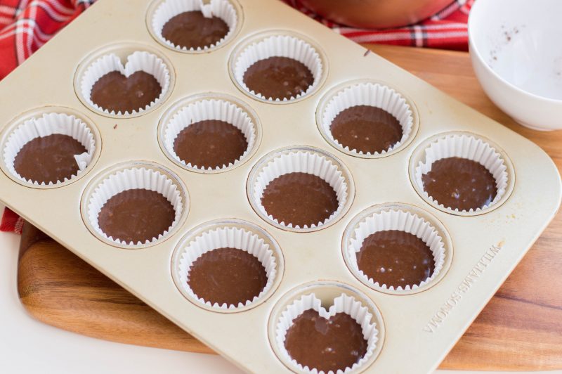 Step by step instructions for making the most delicious Chocolate Peanut Butter Beer Cupcakes! The ultimate dad dessert! Perfect for Father's Day, birthdays and just because! #Cupcakes #Beer #Recipe #BeerRecipe #ChocolateCupcakes #FathersDay #Dessert #FathersDayCupcakes #FathersDayDessert #BeerRecipes