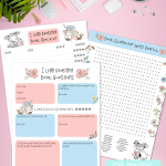 Love books? We do too! Check out these awesome free reading printables! Includes a book tracker, novel study questions and a literary character word search! Perfect for homeschooling and independent studies! #Printables #Reading #Books #BookNerd #Printable #NovelStudies #Homeschooling #FreePrintable #SummerReading