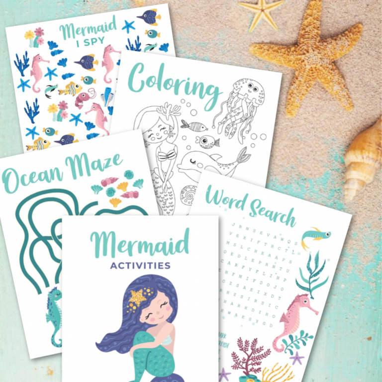 Mermaid Activities- Free Printable Download