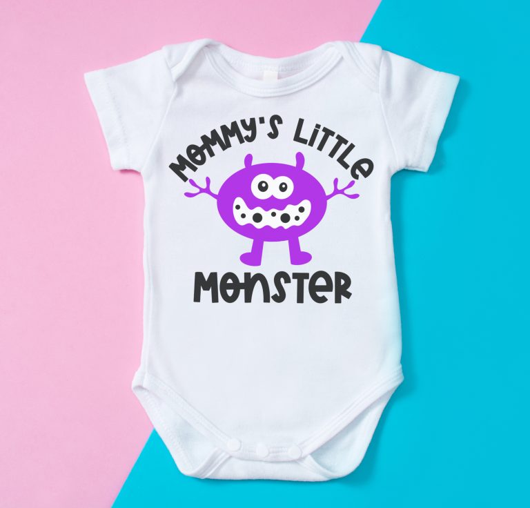 15 Free Baby SVG Files Including Mommy’s Little Monster