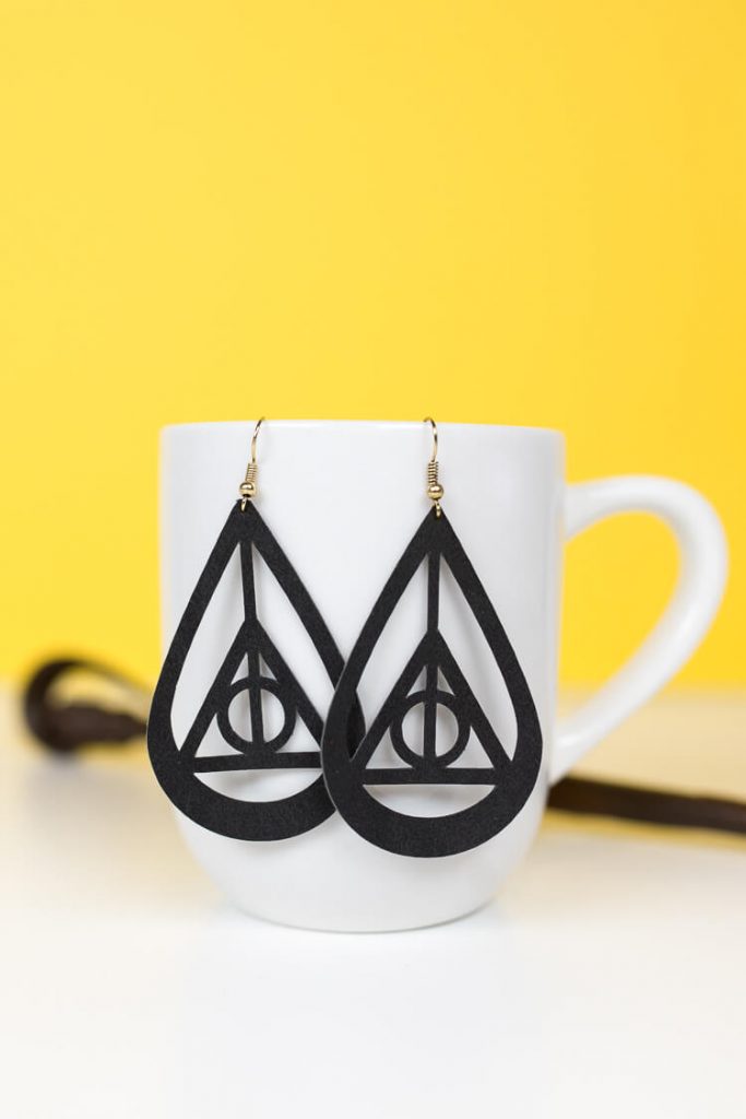 Harry Potter Dealthy Hallows Earrings From Hey Let's Make Stuff
