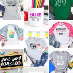 Have homeschooling on the brain? You're not alone! We're sharing 11 Free Homeschool SVG Cut Files perfect for making homeschool crafts and gear using your Cricut or Silhouette! Great for back to school crafts! #Homeschool #homeschooling #Crafts #Cricut #Silhouette #CricutMade #CricutCrafts #CricutCreated #HTV #DIYShirts