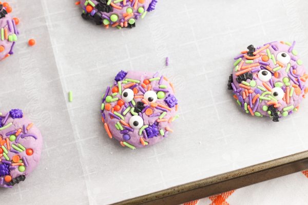 Step by step instructions for making Easy Monster Mash Halloween Sugar Cookie Recipe