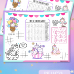 Let the magic begin! Find 16 free unicorn printables including a unicorn activity placemat that is perfect for unicorn birthday parties! The ultimate printable collection for unicorn lovers! #UnicornCrafts #Crafts #Printables #FreePrintables #Sparkles #Rainbow #Homeschool #unicornparty #unicornbirthday