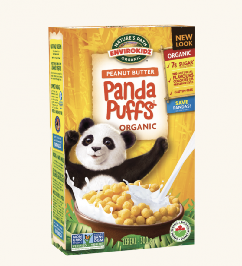Panda Puffs Cereal from EnviroKidz