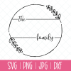 Create beautiful handmade gifts with our customizable Family Name Round Stamp Label SVG. Make cutting boards for housewarming gifts, ornaments for Christmas gifts, coffee mugs for new parents, throw pillows to decorate a couch and so much more with this gorgeous cut file! Use this design files with your Cricut, Silhouette or other electronic cutting machine. #Monogram #stamp #label #CutFile #SVG #SVGFile #Cricut #CricutMaker #CricutExplore #CricutCrafts #ChristmasSVG #HandmadeGift