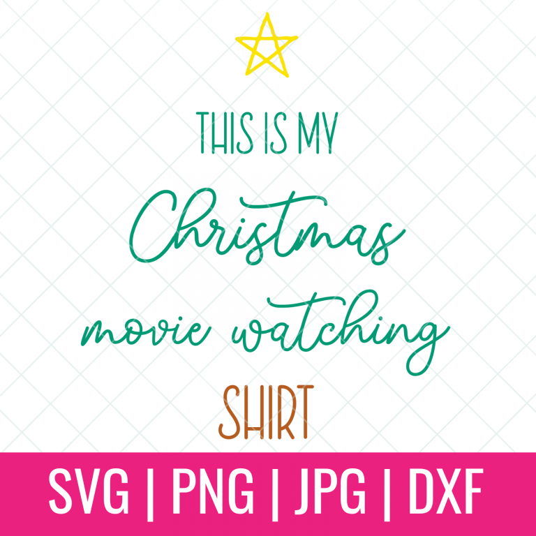 This Is My Christmas Movie Watching Shirt SVG File