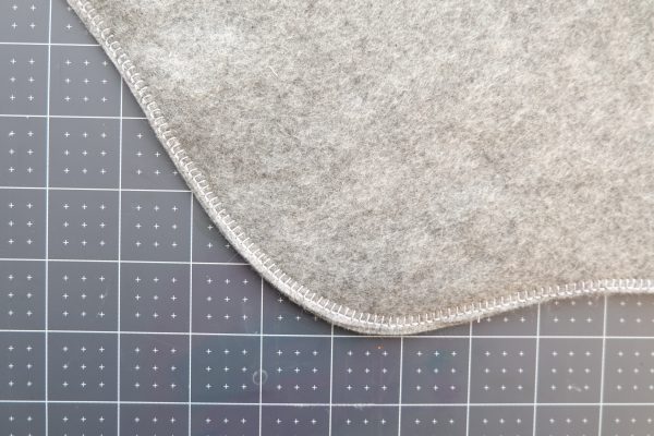 Sew your koala stocking using a blanket stitch.
