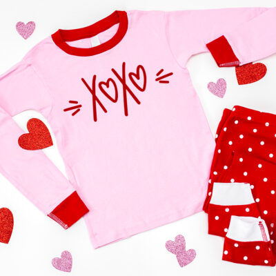 XOXO Pajamas SVG File From SeeLindsay