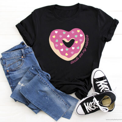 Donuts are My Valentine SVG File From Artsy Fartsy Mama