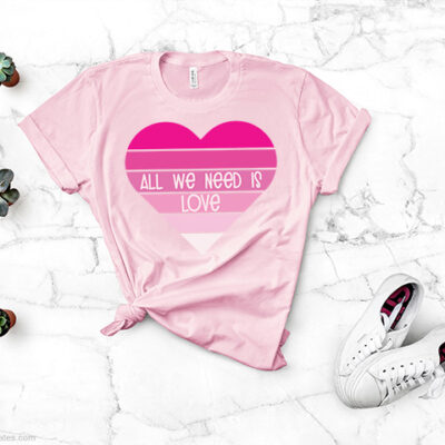 All We Need is Love SVG File from Kelly Leigh Creates