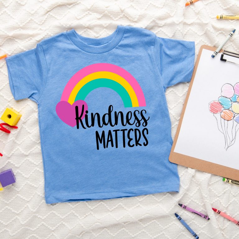 Kindness Matters SVG + 16 Rainbow Cut Files