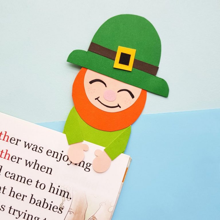 Kids Leprechaun Craft- Bookmark With Free Printable Template
