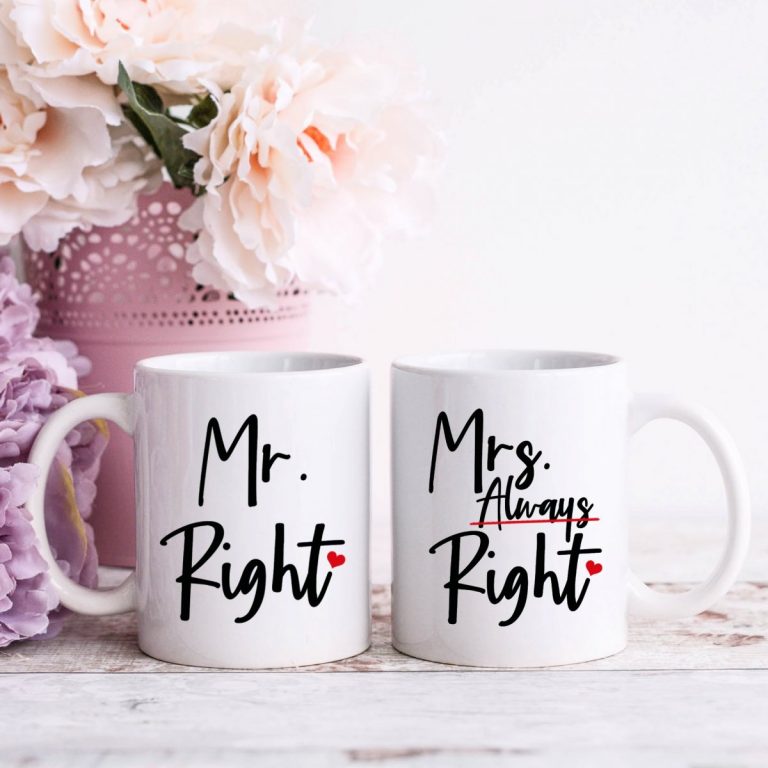 12 Free Mug Cut Files Including Husband and Wife Mugs