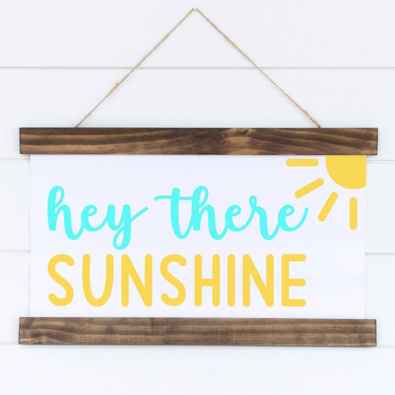 Hey There Sunshine Cut File from Cutting Machine Crafting