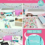 Have you ever wondered "What Materials Can a Cricut Cut?" If so, we've got a complete material list showing what you can cut with the Cricut Maker, Cricut Explore Air 2 and Cricut Joy. We're also sharing 16 Cricut projects for beginners as well as a free I Love Crafting SVG cut file! If you are a Cricut beginner, you will want to check out all of Hello Creative Family Cricut Basics series.