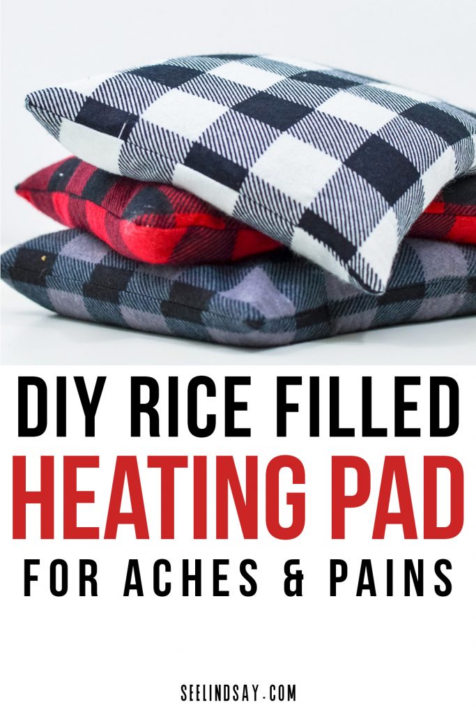 Cricut Made Rice Bag Heating Pad