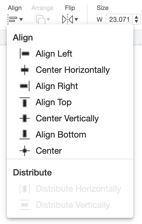 Align Button
