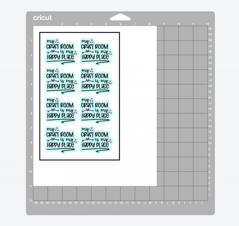 Cricut Design Space 101: Using flatten button to make stickers
