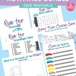 Looking for some fun road trip ideas to combat "I'm Bored"? Look no further! We have an adorable free road trip activities printable bundle that has a license plate search, car color tracker, road trip scavenger hunt and so much more! So much fun for printing out and keeping in your trailer or with your camping gear to have all ready for summer vacation!