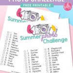 Get those creative wheels turning with our summer photo challenge printable! Whether you are a beginner photographer looking for creative inspiration, or an advanced photographer seeking some outside the box ideas you will love this printable! Also makes a super fun photo scavenger hunt idea!