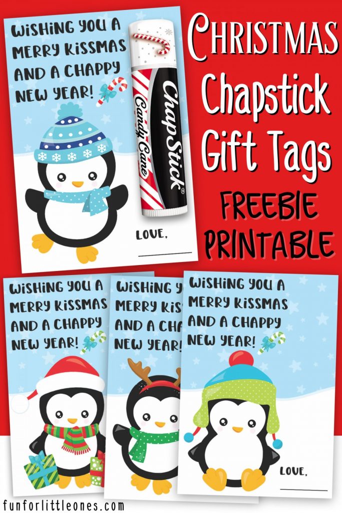 Chapstick Gift Tags Printable