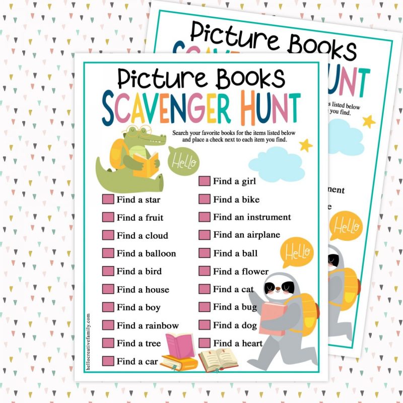 Parents, elementary school teachers and young readers alike are going to love this free picture book scavenger hunt printable! Get kids diving into their favorite books and hunting the pages for animals, modes of transportation, household objects and more with this fun, engaging and colorful free printable. Also includes tips for raising a reader from a former children's book publicist!