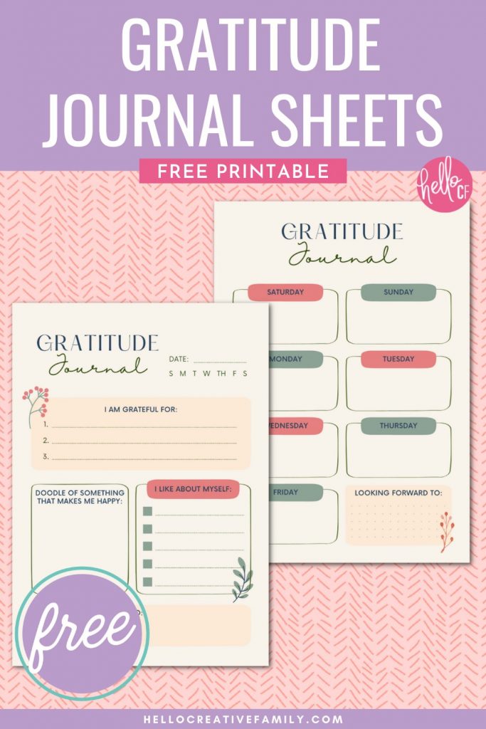 Want to feel happier? Check out this free gratitude journal printable to help you stay focused on what you're thankful for all year long, not just thanksgiving!