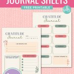 Want to feel happier? Check out this free gratitude journal printable to help you stay focused on what you're thankful for all year long, not just thanksgiving!