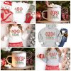Get ready for DIY family Christmas pj's with this fun and festive new Christmas Cut File bundle! Use these design files with your Cricut or Silhouette to cut vinyl, htv and more to make shirt, ornaments, mugs, Christmas cards, pillow case covers, signs, sweatshirts and more!