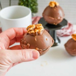 Turtle Holiday Hot Cocoa Bombs from Rachel Teodoro