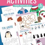 Who's ready for a snow day?!?! Well you are in luck my friend! We are sharing 10 free snow themed printables that make super fun snow day activities! This printable bundle includes a winter coloring sheet, paper dolls, crossword, maze and more! Fun for all ages!