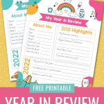This printable New Year's Eve writing activity lets kids capture their favorite things from their current age, reflect on highlights of the previous year, and create goals and dreams of things that they want to happen in the upcoming year! Fun for all ages from preschoolers to adults!