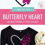Butterflies are loved by many people for their colorful wings, diverse shapes and symbolism! Today we're sharing with you 9 free butterfly SVG files that you can cut with your Cricut or Silhouette cutting machine. Use these beautiful cut files for a variety of craft projects from memorial projects, to layered shadow boxes to gorgeous tumblers and shirts!