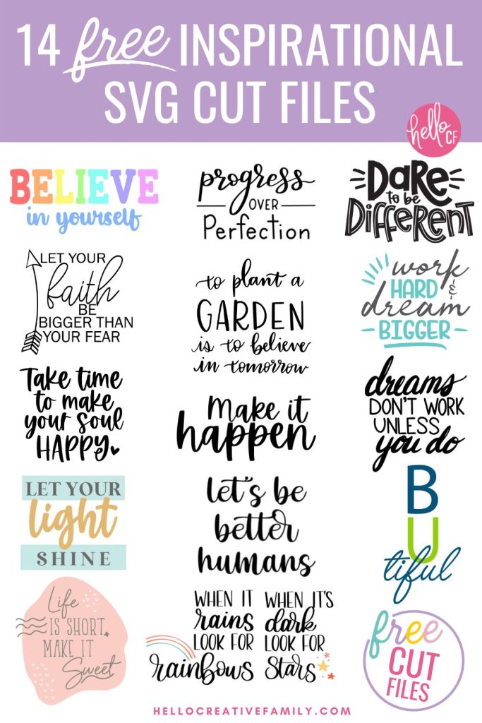 Inspirational Quote Motivational SVG Be Inspired SVG Cricut Silhouette Cut Files Inspirational SVG Get Inspired svg Motivational Quote