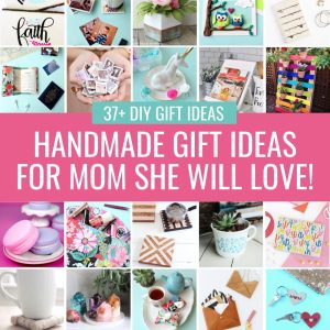 Whether you're looking handmade gift ideas for mom for Mother's Day, birthdays, Valentine's Day, Christmas or a "just because" gift, we've got you covered with over 37 handmade gift ideas women are sure to love! We are going to help you make the perfect gift for Mom! So pull out those DIY supplies, head into your craft room and get creating! Your mama will thank you!&nbsp;