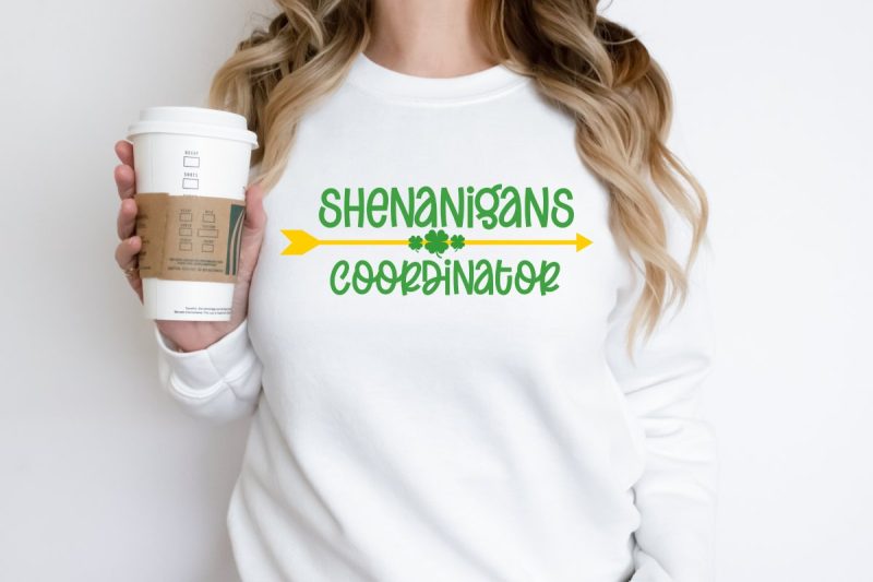 Shenanigans Coordinator Sweatshirt Made With Free SVG