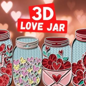 3d Love Jar SVG Bundle from SVG Ocean
