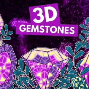 3d Succulent Gemstomes SVGs from SVG Ocean