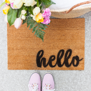 How To Make a Door Mat Using Your Cricut