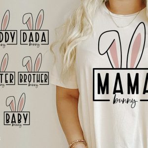 Bunny Family SVGs From Paper Print SVG