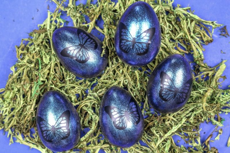 Butterfly Easter Eggs From Mad In Crafts